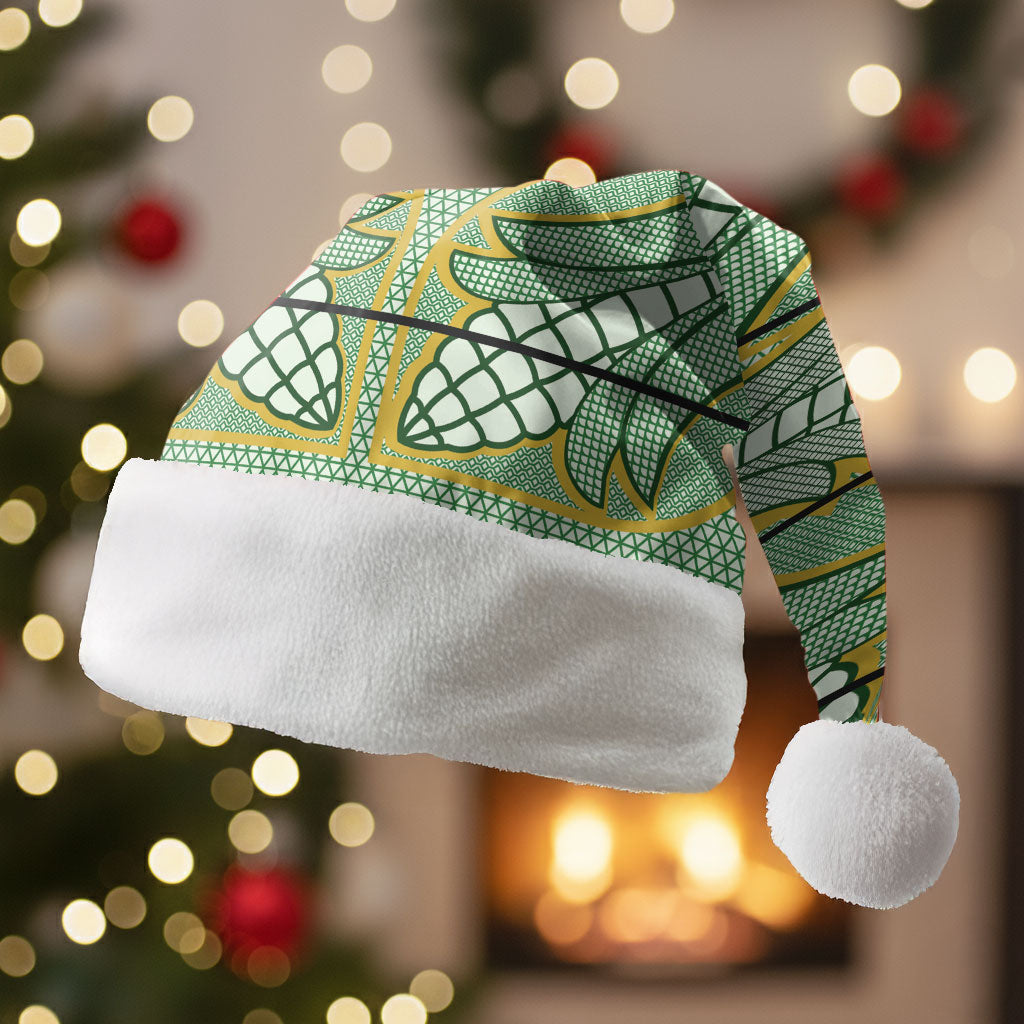 Emerald Green Khotso Mojalefa Poone Christmas Santa Hat Basotho Khotso Blanket Inspired