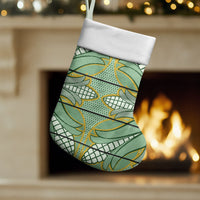 Emerald Green Khotso Mojalefa Poone Christmas Stocking Basotho Khotso Blanket Inspired
