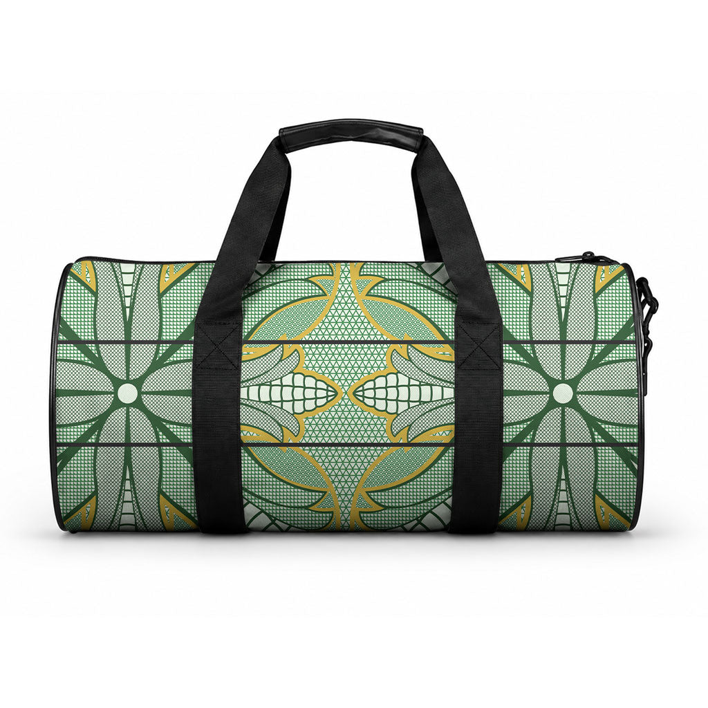 Emerald Green Khotso Mojalefa Poone Duffle Bag Basotho Khotso Blanket Inspired