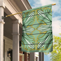 Emerald Green Khotso Mojalefa Poone Garden Flag Basotho Khotso Blanket Inspired