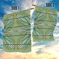 Emerald Green Khotso Mojalefa Poone Garden Flag Basotho Khotso Blanket Inspired