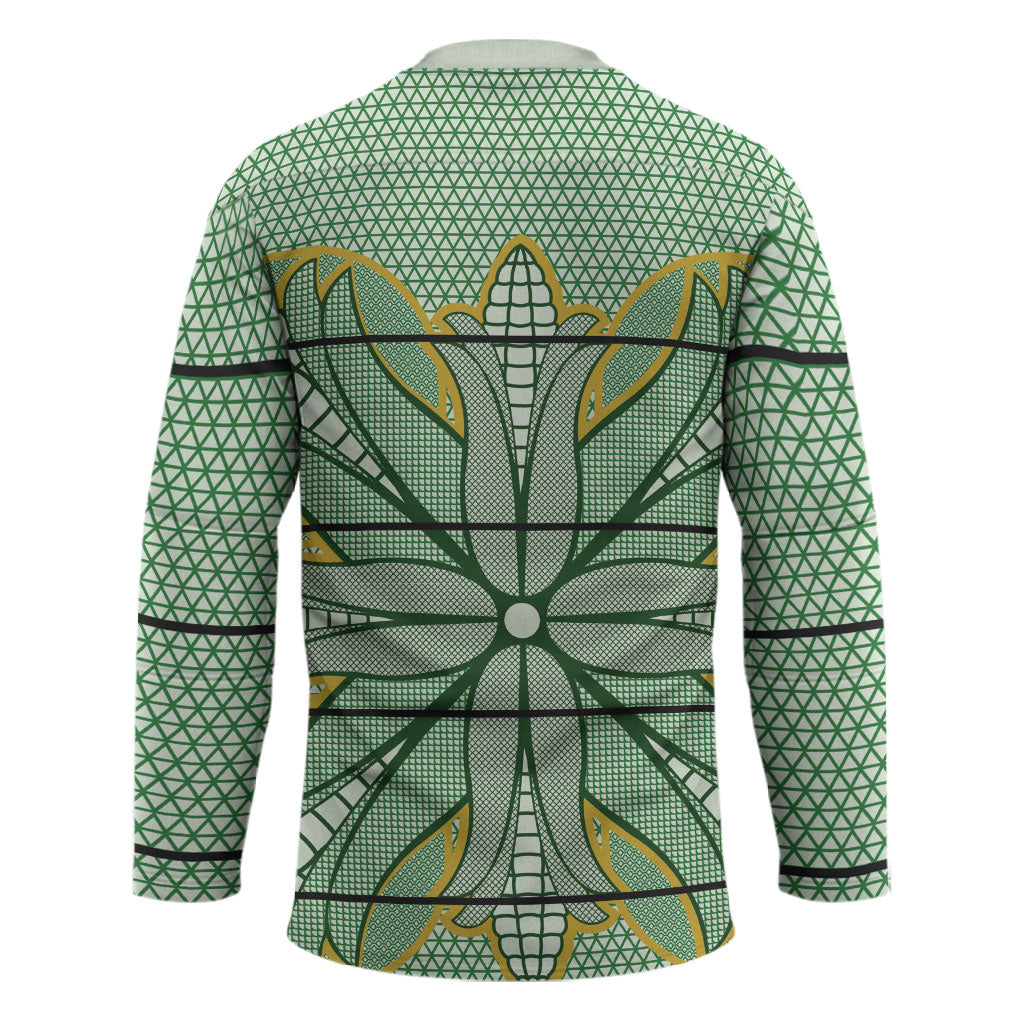 Emerald Green Khotso Mojalefa Poone Hockey Jersey Basotho Khotso Blanket Inspired
