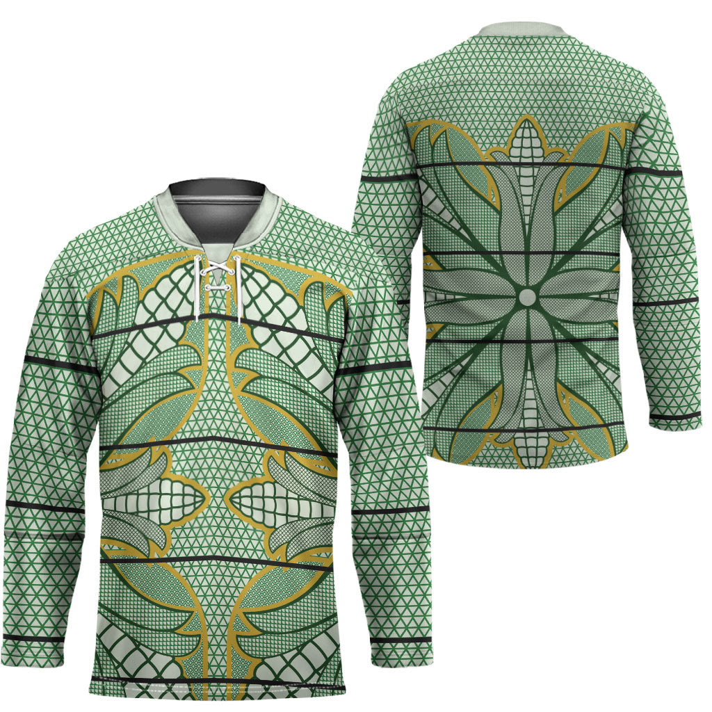 Emerald Green Khotso Mojalefa Poone Hockey Jersey Basotho Khotso Blanket Inspired
