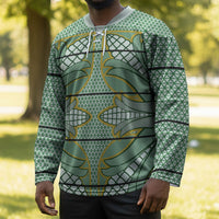 Emerald Green Khotso Mojalefa Poone Hockey Jersey Basotho Khotso Blanket Inspired