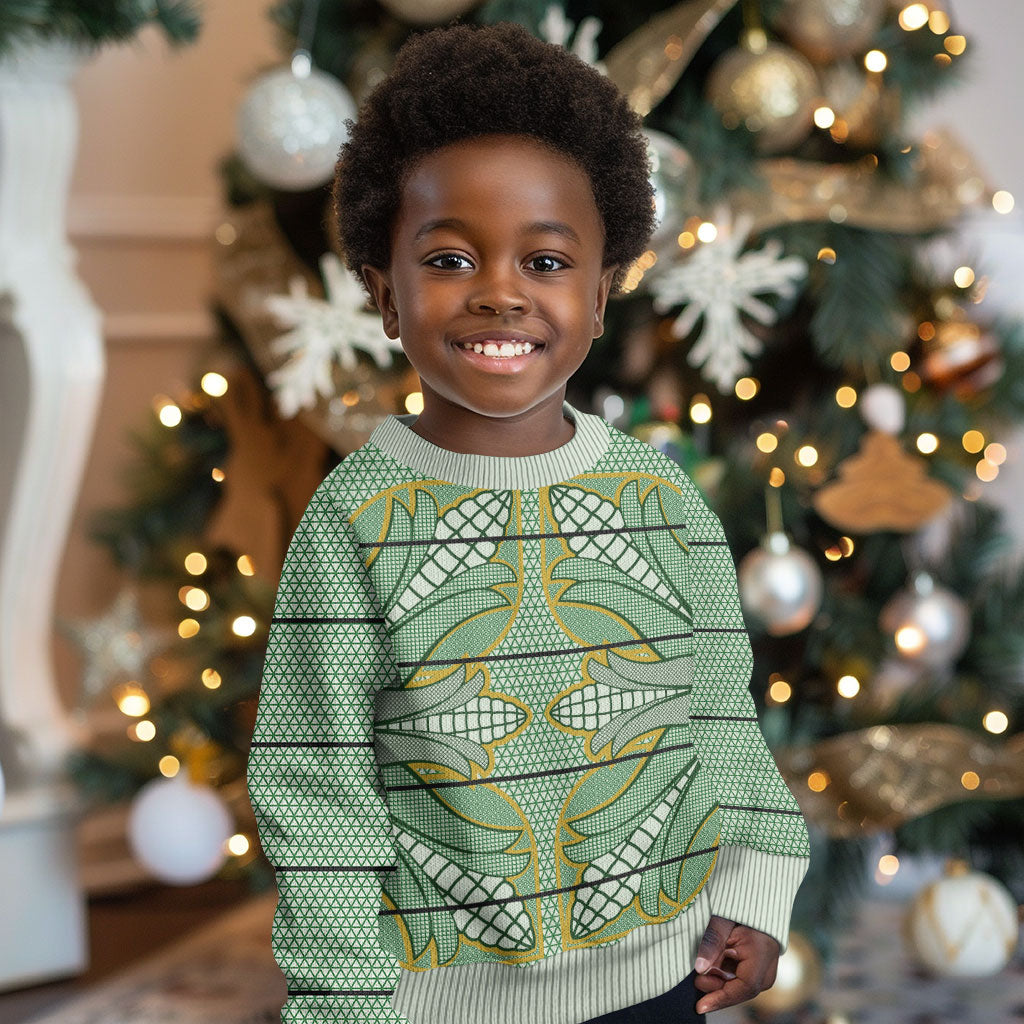 Emerald Green Khotso Mojalefa Poone Kid Ugly Christmas Sweater Basotho Khotso Blanket Inspired