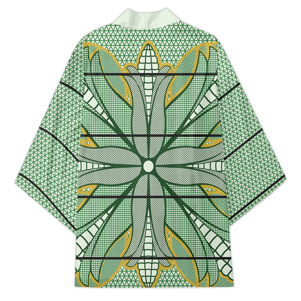 Emerald Green Khotso Mojalefa Poone Kimono Basotho Khotso Blanket Inspired