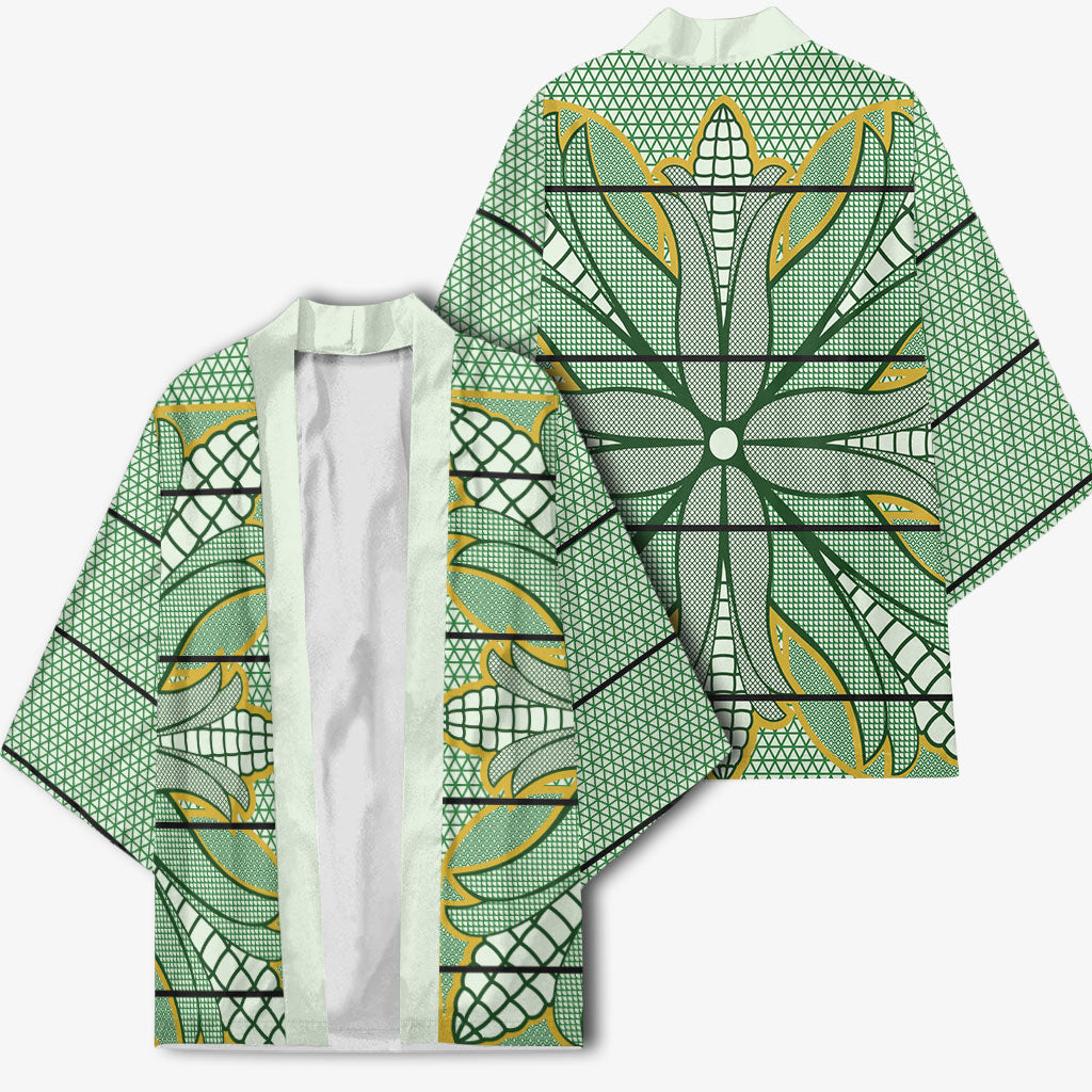 Emerald Green Khotso Mojalefa Poone Kimono Basotho Khotso Blanket Inspired