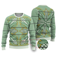 Emerald Green Khotso Mojalefa Poone Ugly Christmas Sweater Basotho Khotso Blanket Inspired
