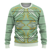 Emerald Green Khotso Mojalefa Poone Ugly Christmas Sweater Basotho Khotso Blanket Inspired