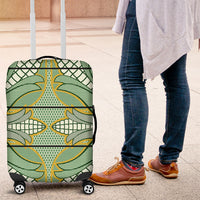Emerald Green Khotso Mojalefa Poone Luggage Cover Basotho Khotso Blanket Inspired