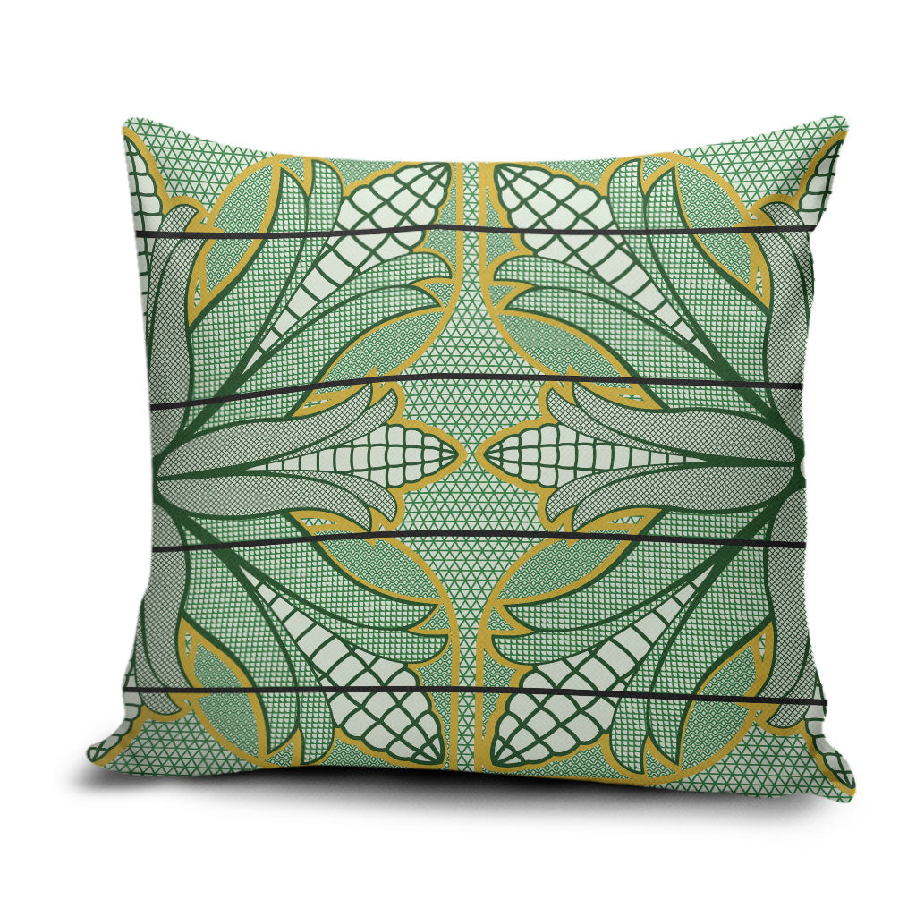 Emerald Green Khotso Mojalefa Poone Pillow Cover Basotho Khotso Blanket Inspired