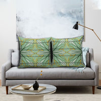 Emerald Green Khotso Mojalefa Poone Pillow Cover Basotho Khotso Blanket Inspired