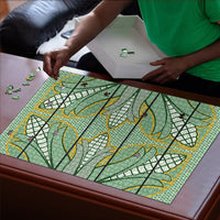 Emerald Green Khotso Mojalefa Poone Puzzle Basotho Khotso Blanket Inspired