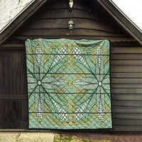 Emerald Green Khotso Mojalefa Poone Quilt Basotho Khotso Blanket Inspired