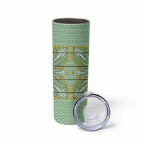 Emerald Green Khotso Mojalefa Poone Skinny Tumbler Basotho Khotso Blanket Inspired