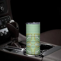 Emerald Green Khotso Mojalefa Poone Skinny Tumbler Basotho Khotso Blanket Inspired