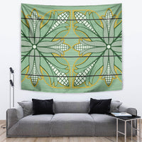 Emerald Green Khotso Mojalefa Poone Tapestry Basotho Khotso Blanket Inspired