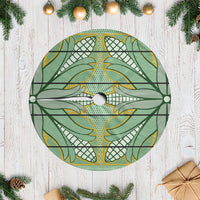 Emerald Green Khotso Mojalefa Poone Tree Skirt Basotho Khotso Blanket Inspired
