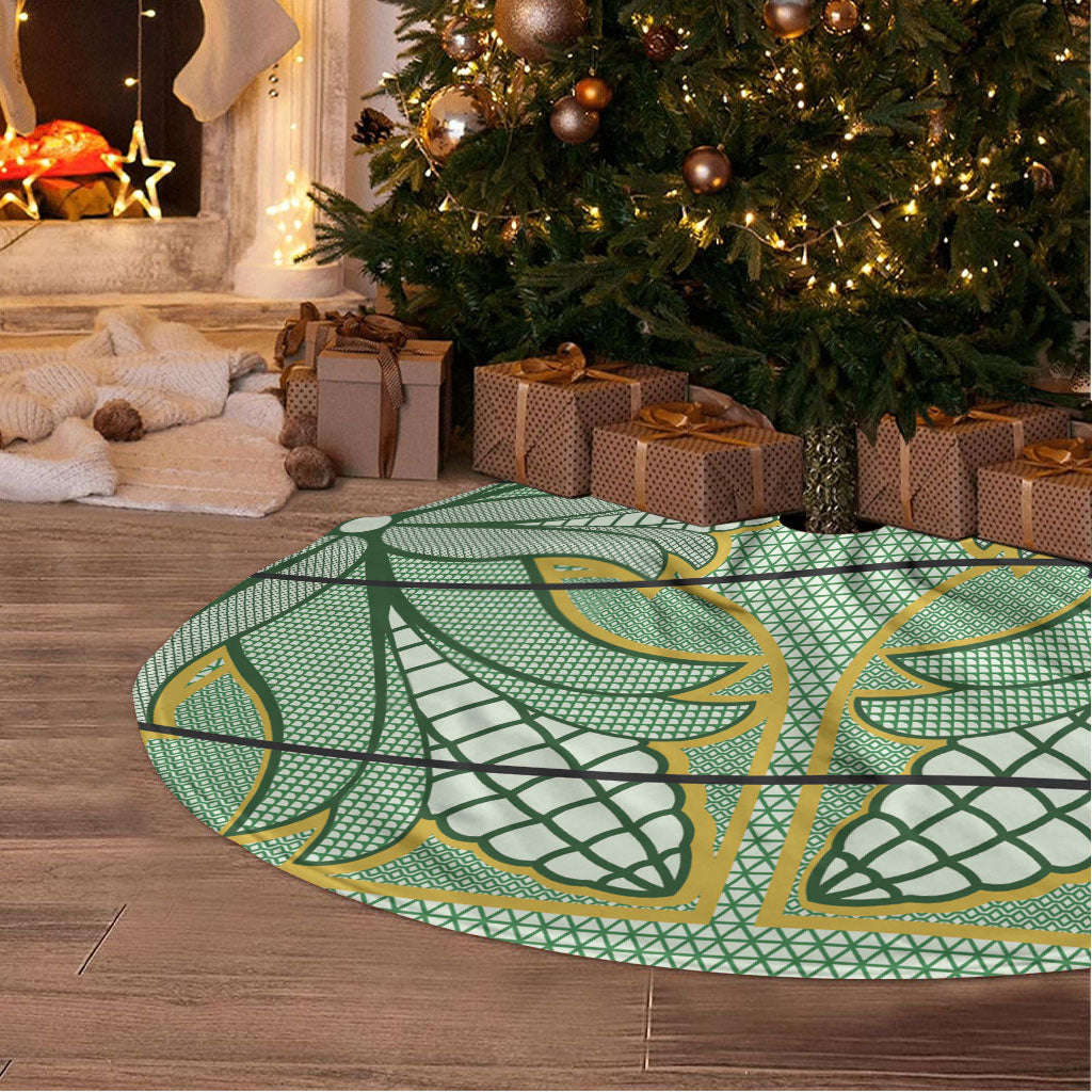Emerald Green Khotso Mojalefa Poone Tree Skirt Basotho Khotso Blanket Inspired