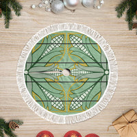 Emerald Green Khotso Mojalefa Poone Tree Skirt Basotho Khotso Blanket Inspired
