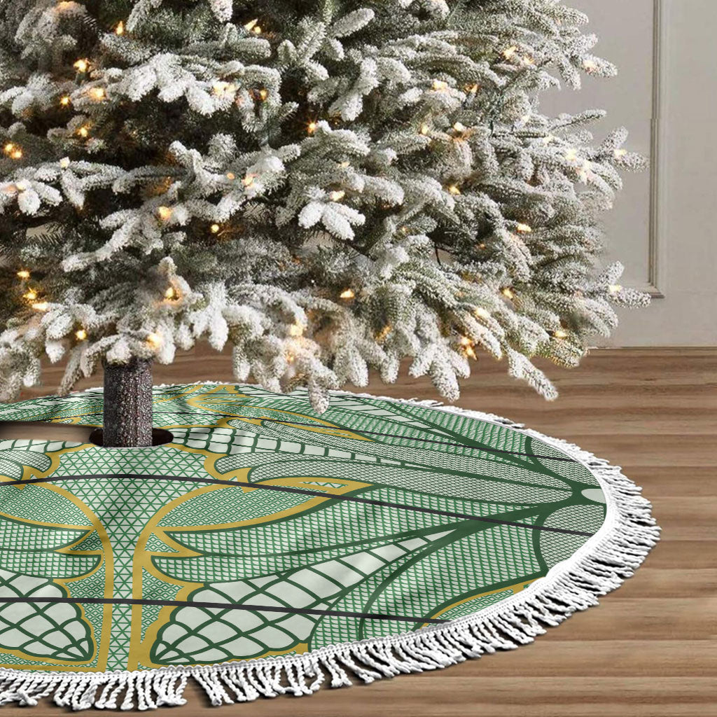 Emerald Green Khotso Mojalefa Poone Tree Skirt Basotho Khotso Blanket Inspired