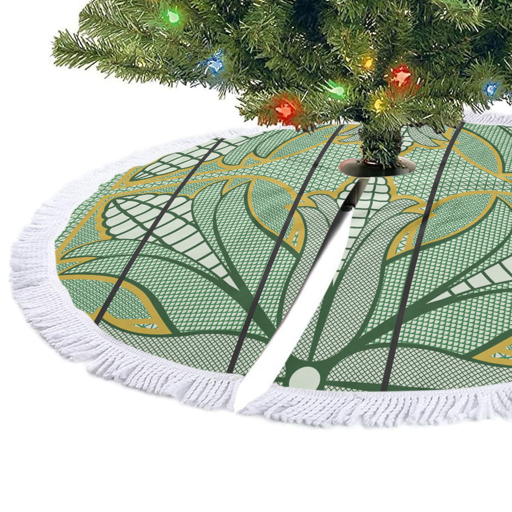 Emerald Green Khotso Mojalefa Poone Tree Skirt Basotho Khotso Blanket Inspired