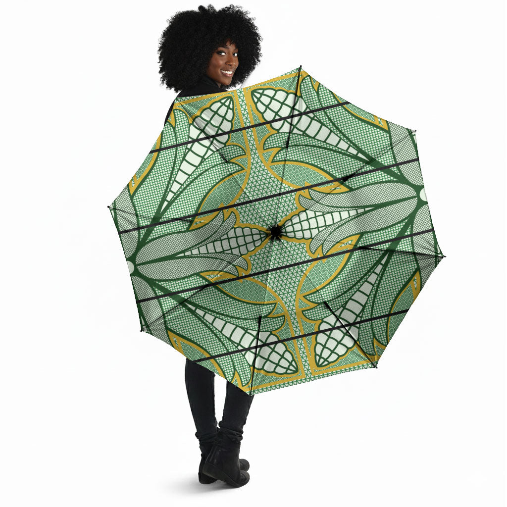 Emerald Green Khotso Mojalefa Poone Umbrella Basotho Khotso Blanket Inspired