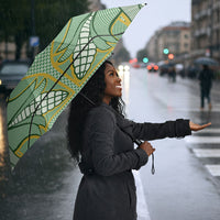 Emerald Green Khotso Mojalefa Poone Umbrella Basotho Khotso Blanket Inspired