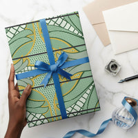 Emerald Green Khotso Mojalefa Poone Wrapping Paper Basotho Khotso Blanket Inspired