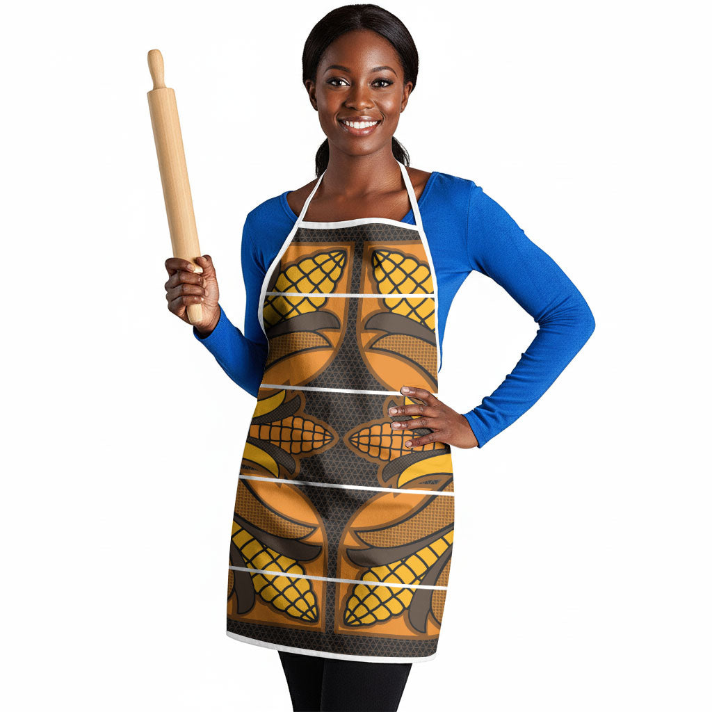 Old Gold Khotso Mojalefa Poone Apron Basotho Khotso Blanket Inspired