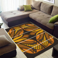 Old Gold Khotso Mojalefa Poone Area Rug Basotho Khotso Blanket Inspired