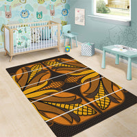 Old Gold Khotso Mojalefa Poone Area Rug Basotho Khotso Blanket Inspired