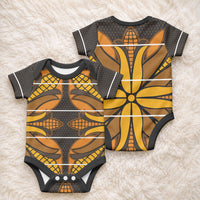 Old Gold Khotso Mojalefa Poone Baby Onesie Basotho Khotso Blanket Inspired