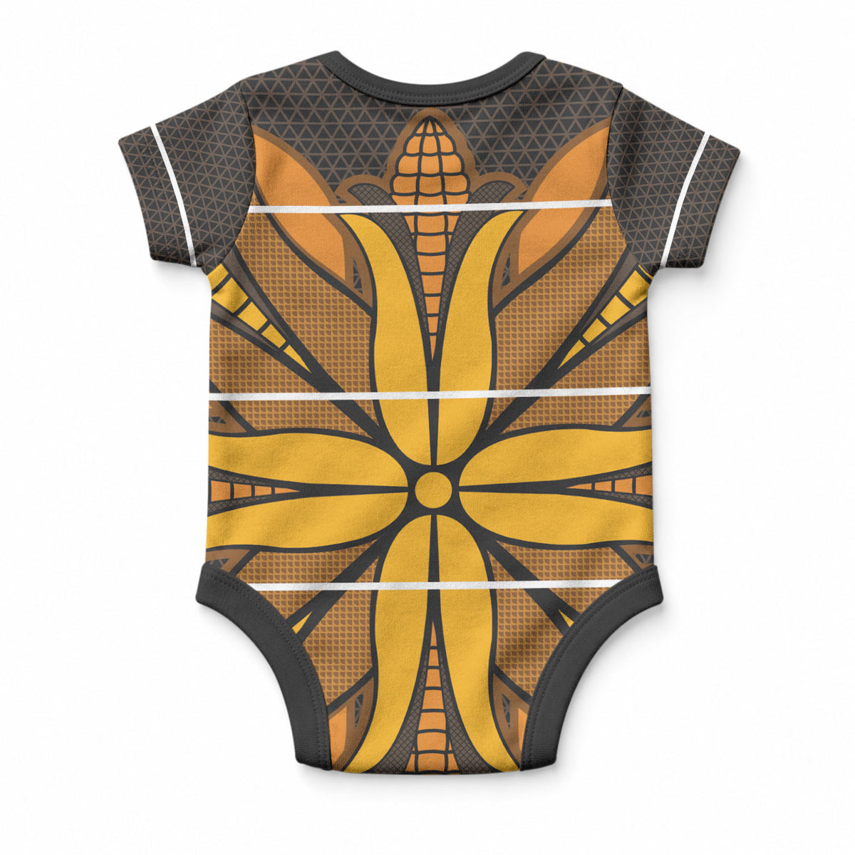 Old Gold Khotso Mojalefa Poone Baby Onesie Basotho Khotso Blanket Inspired