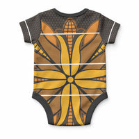 Old Gold Khotso Mojalefa Poone Baby Onesie Basotho Khotso Blanket Inspired
