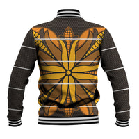Old Gold Khotso Mojalefa Poone Baseball Jacket Basotho Khotso Blanket Inspired