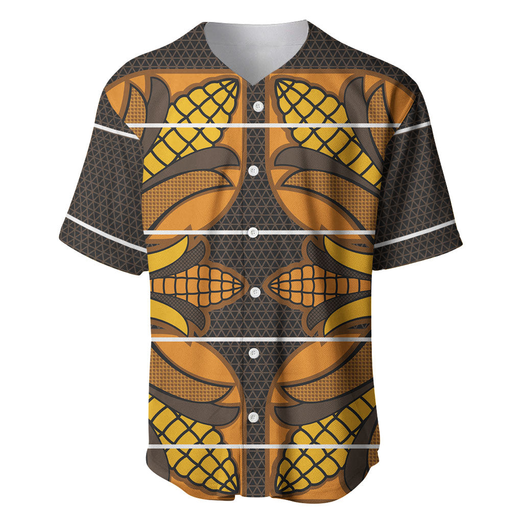 Old Gold Khotso Mojalefa Poone Baseball Jersey Basotho Khotso Blanket Inspired