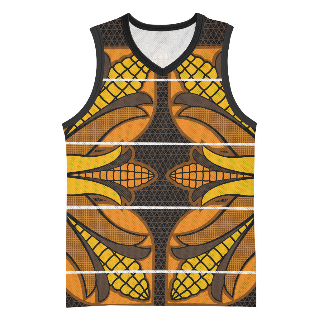 Old Gold Khotso Mojalefa Poone Basketball Jersey Basotho Khotso Blanket Inspired