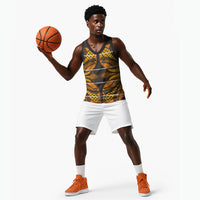 Old Gold Khotso Mojalefa Poone Basketball Jersey Basotho Khotso Blanket Inspired