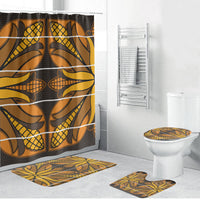 Old Gold Khotso Mojalefa Poone Bathroom Set Basotho Khotso Blanket Inspired