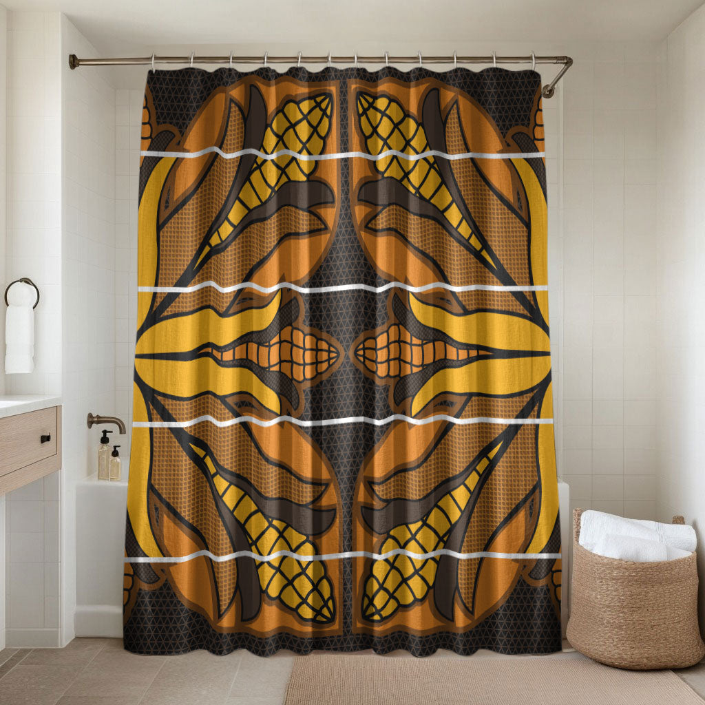 Old Gold Khotso Mojalefa Poone Bathroom Set Basotho Khotso Blanket Inspired