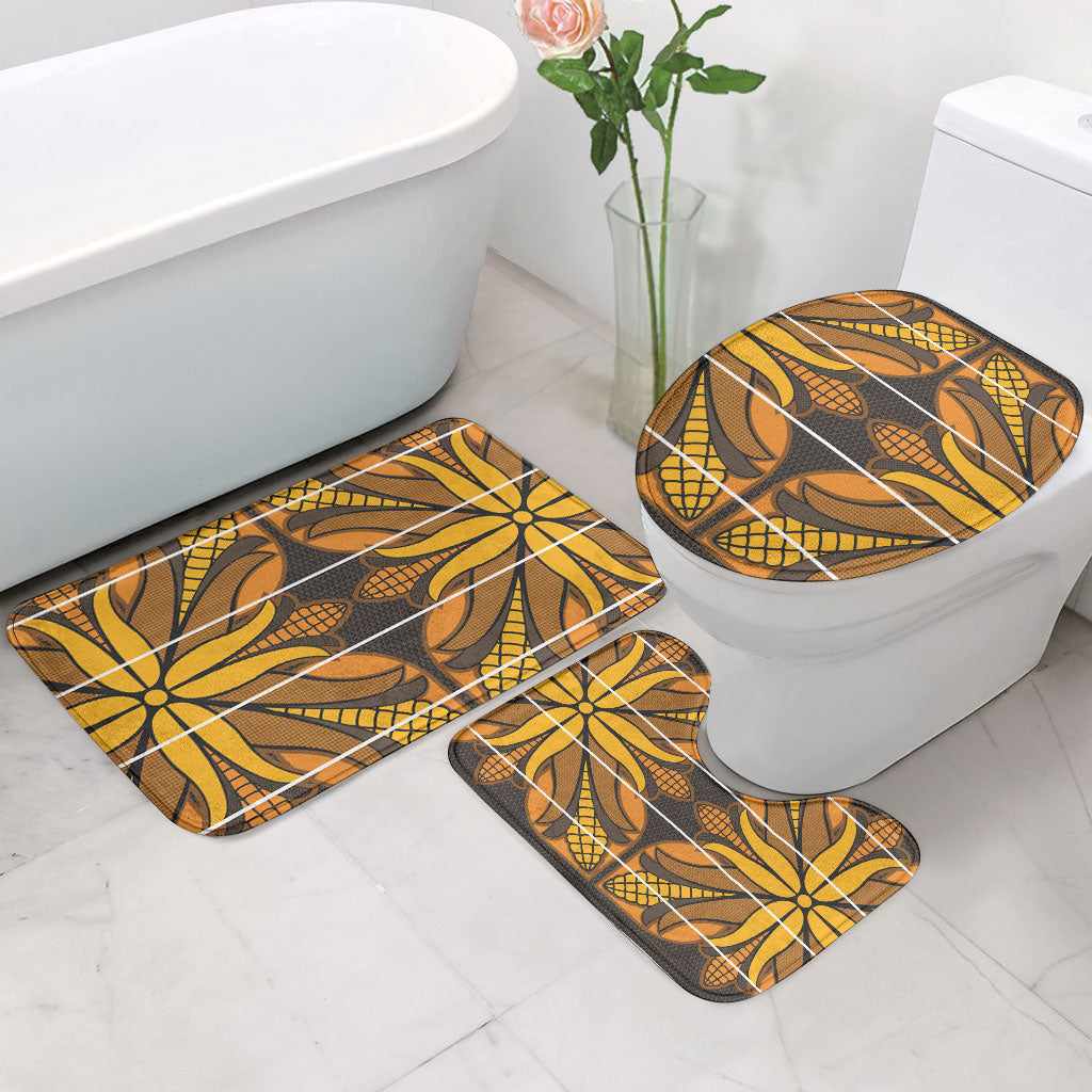 Old Gold Khotso Mojalefa Poone Bathroom Set Basotho Khotso Blanket Inspired