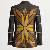 Old Gold Khotso Mojalefa Poone Blazer Basotho Khotso Blanket Inspired