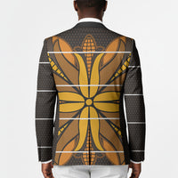 Old Gold Khotso Mojalefa Poone Blazer Basotho Khotso Blanket Inspired