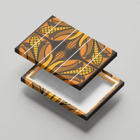 Old Gold Khotso Mojalefa Poone Canvas Wall Art Basotho Khotso Blanket Inspired