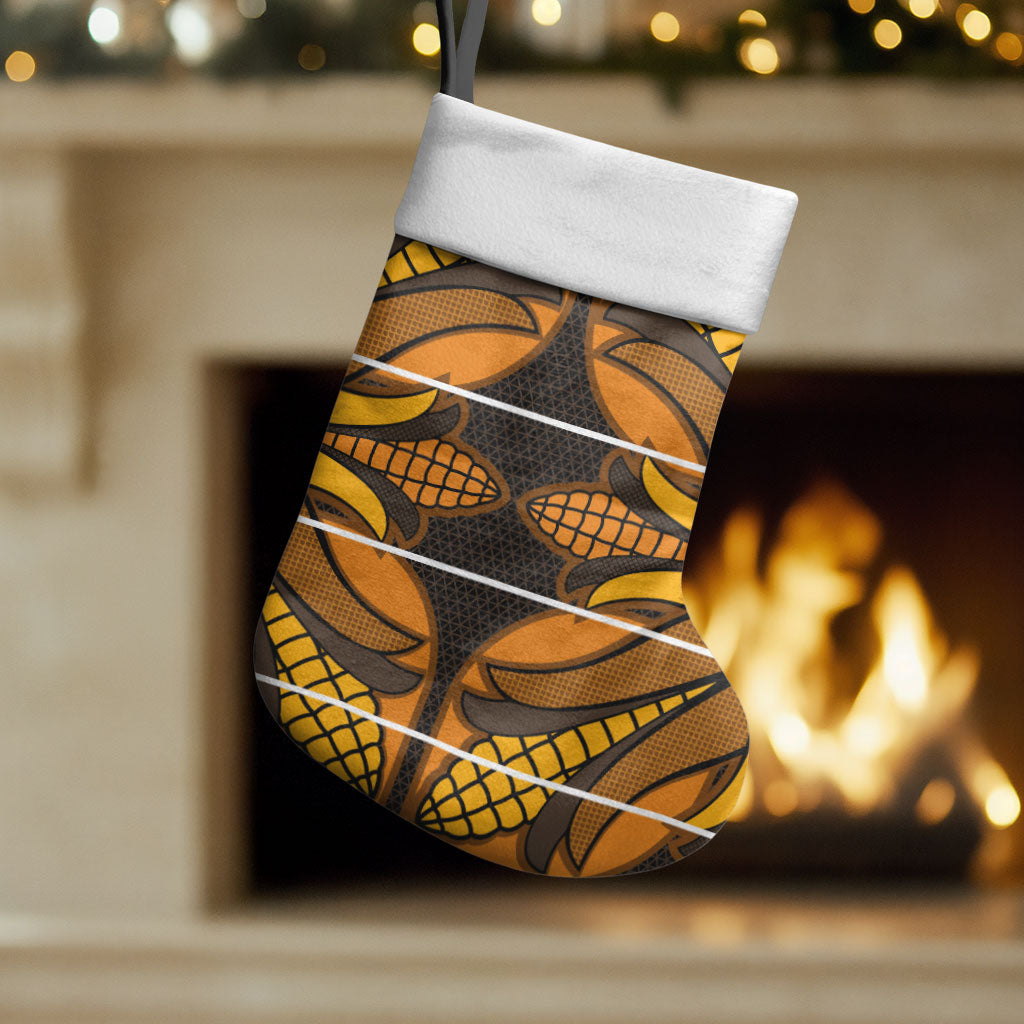 Old Gold Khotso Mojalefa Poone Christmas Stocking Basotho Khotso Blanket Inspired