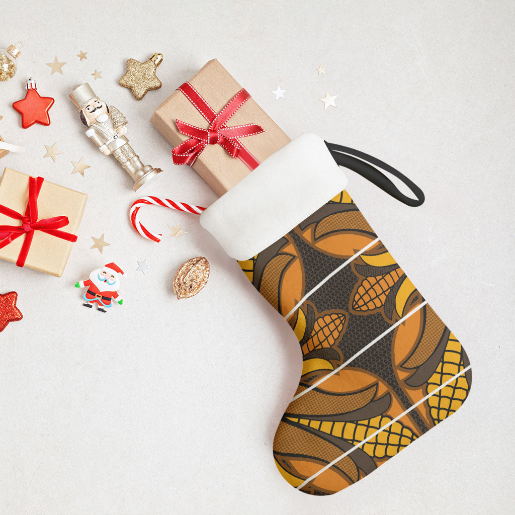 Old Gold Khotso Mojalefa Poone Christmas Stocking Basotho Khotso Blanket Inspired