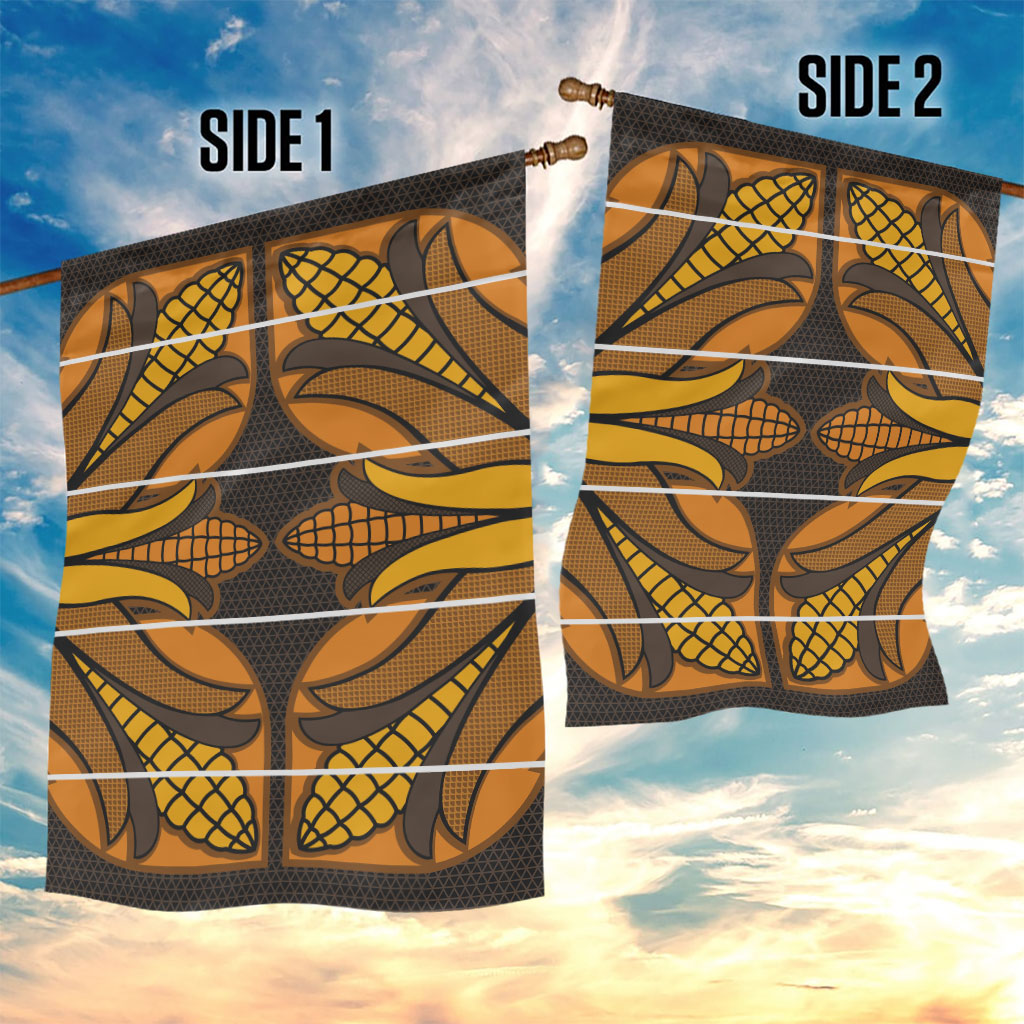 Old Gold Khotso Mojalefa Poone Garden Flag Basotho Khotso Blanket Inspired