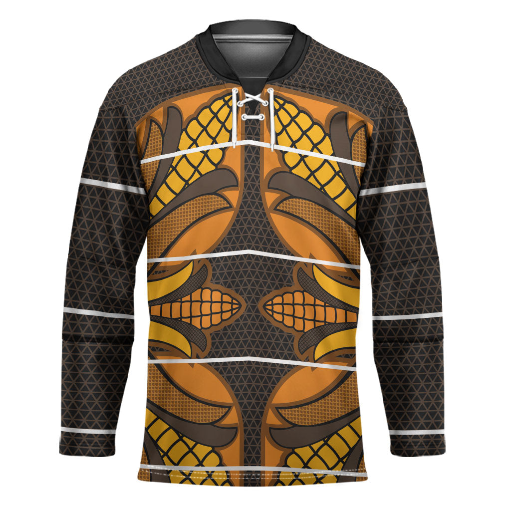 Old Gold Khotso Mojalefa Poone Hockey Jersey Basotho Khotso Blanket Inspired