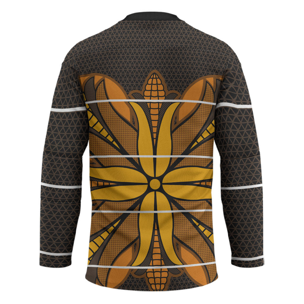 Old Gold Khotso Mojalefa Poone Hockey Jersey Basotho Khotso Blanket Inspired